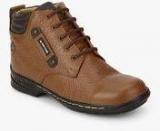 Red Chief Tan Derby Boots Men