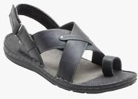 Red Tape Black Casual Sandal men