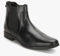 Red Tape Black Chelsea Boots men