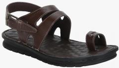 Red Tape Brown Comfort Sandals men