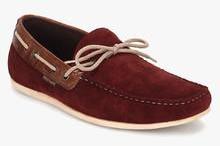 Red Tape Maroon Moccasins men