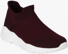 Red Tape Maroon Running Shoes women