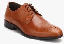 Red Tape Tan Derby Formal Shoes men