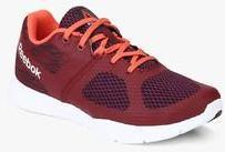 Reebok Cardio Workout Maroon Training Shoes women