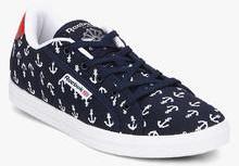 Reebok Court Navy Blue Sporty Sneakers women