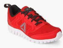 Reebok Run Stromer Kids Red Running Shoes boys