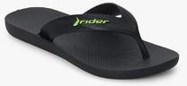 Rider Strike Ad Black Flip Flops men