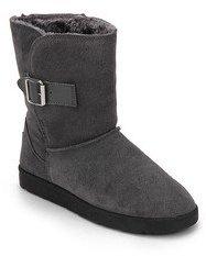 River Island Calf Length Grey Boots women