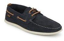 River Island Noat 2 Navy Blue Boat Shoes men