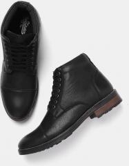 Roadster Black Flat Boots men