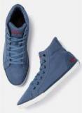 Roadster Blue Mid Top Sneakers men