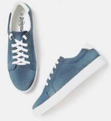 Roadster Blue Washed Denim Sneakers women