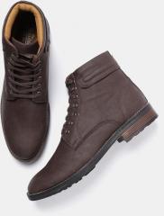 Roadster Coffee Brown Mid Top Flat Boots men