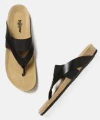 Roadster Men Black Comfort Sandals