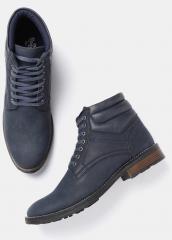 Roadster Navy Blue Mid Top Boots men