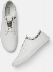 Roadster White Synthetic Regular Sneakers men