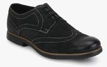 Ruosh Black Derby Lifestyle Shoes men