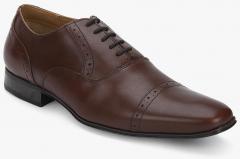 Ruosh Brown Leather Oxfords men