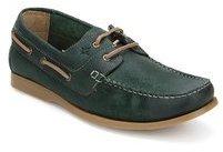 Ruosh Green Boat Shoes men