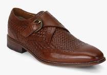 Ruosh Tan Weaved Formal Shoes men