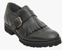 Salt N Pepper Black Moccasins women