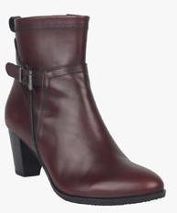 Salt N Pepper Maroon Boots women