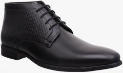 San Frissco Black Mid Top Boots men