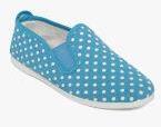 Scentra Blue Regular Moccasins Women