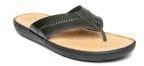 Scholl Black Thong Flip Flops Men