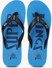 Seven By Ms Dhoni Black Flip Flops men