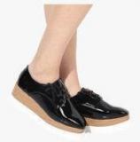 Shoe Couture Black Derby Lifestyle Shoes women