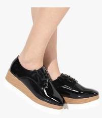 Shoe Couture Black Derby Lifestyle Shoes women