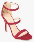 Shoe Couture Red Ankle Strap Stilettos Women