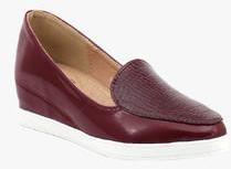 Shuberry Maroon Moccasins women