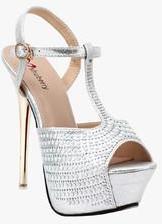 Shuberry Silver Stilettos women