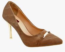 Shuz Touch Brown Stilettos women