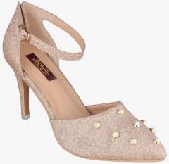 Shuz Touch Gold Stilettos women