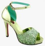 Shuz Touch Green Stilettos women