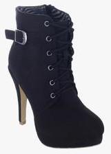 Shuz Touch Navy Blue Boots women