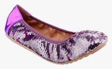 Shuz Touch Purple Belly Shoes women