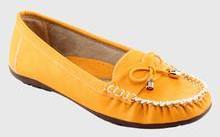 Shuz Touch Yellow Moccasins women