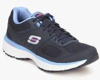 Skechers Agility Ramp Up Navy Blue Running Shoes women