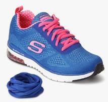 Skechers Air Infinity Blue Running Shoes women