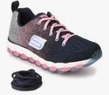 Skechers Air Ultra Navy Blue Running Shoes girls