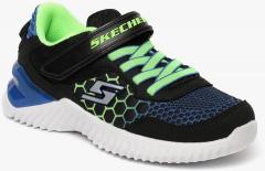 Skechers Black Solid Sneakers boys