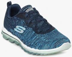 Skechers Blue Solid Sneakers women