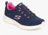 Skechers Burst Equinox Navy Blue Running Shoes women