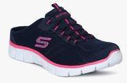 Skechers Empire Stop & Go Navy Blue Solid Sneakers women