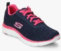 Skechers Flex Appeal 2.0 Navy Blue Sporty Sneakers men