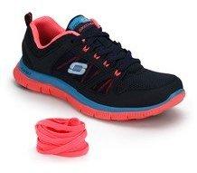 Skechers Flex Appeal NAVY BLUE RUNNING SHOES women